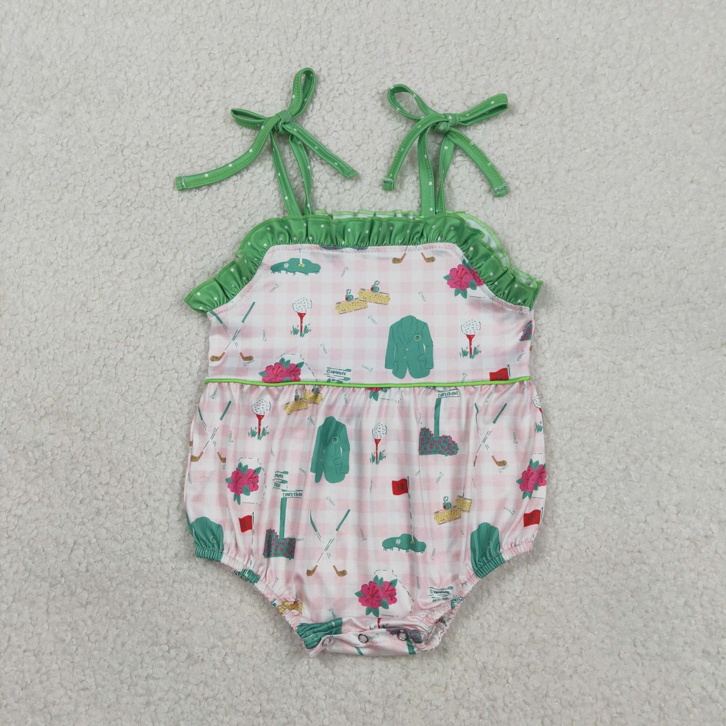 Golf Print Baby Romper SR3868