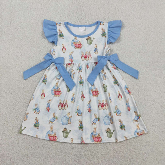Easter Bunny Short Sleeve Girls Dress GSD3452