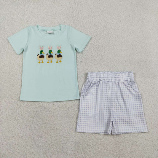 Easter Duck embroidery Boy Set BSSO1719