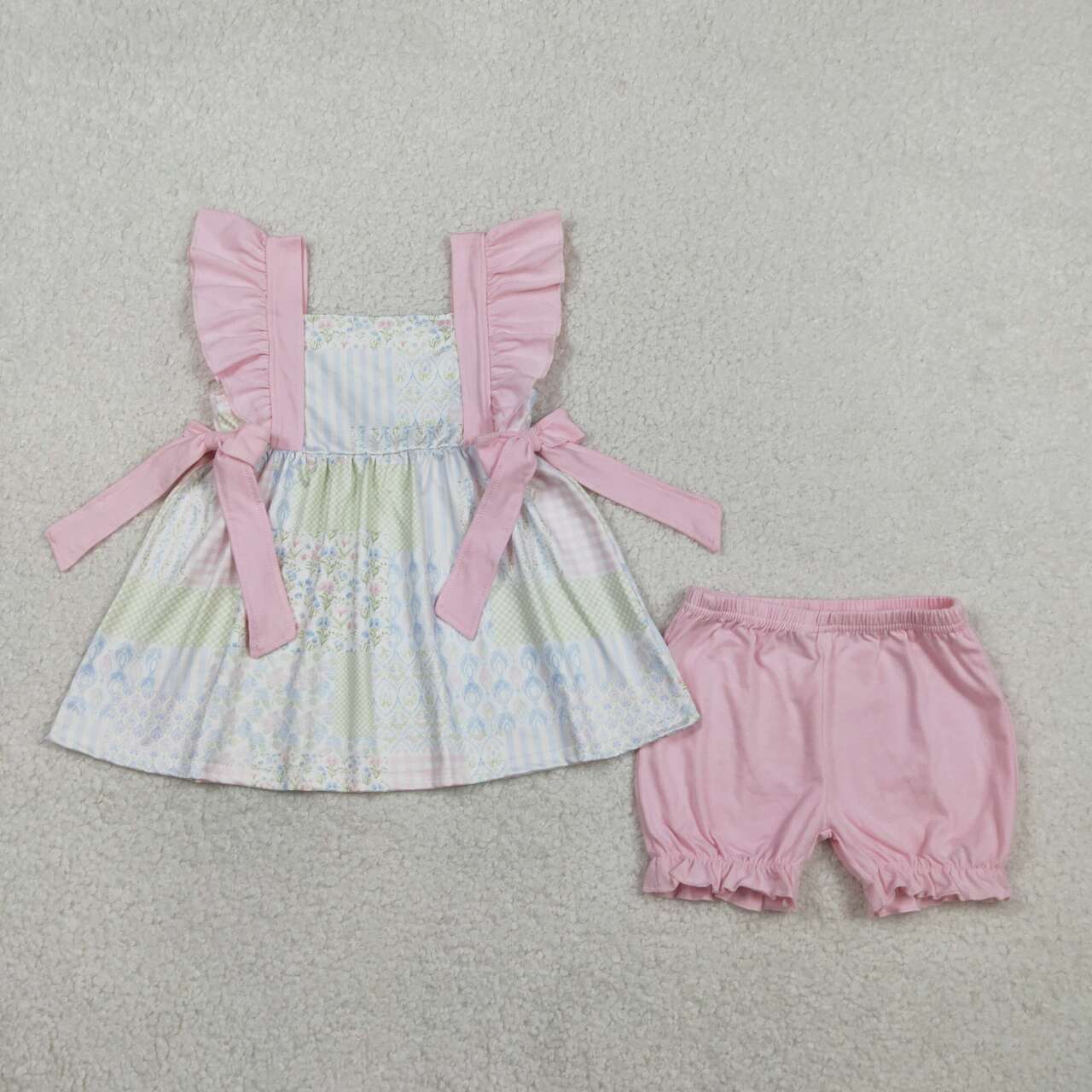 flower Ruffle Girls Set GSSO2951