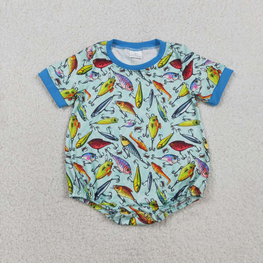 Fish Print Baby Romper SR3824