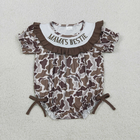 Camo mama embroidered Baby Romper SR3888