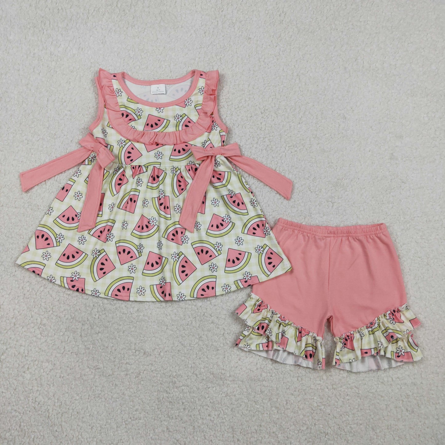 Summer Sleeveless Watermelon Girls Set GSSO3118