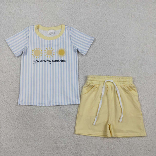 Stripe you are my sunshine Boy Set BSSO1734