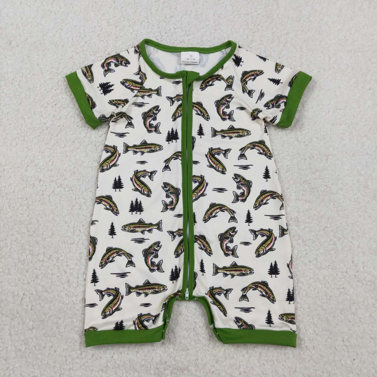 Fish Print Baby Romper SR3095