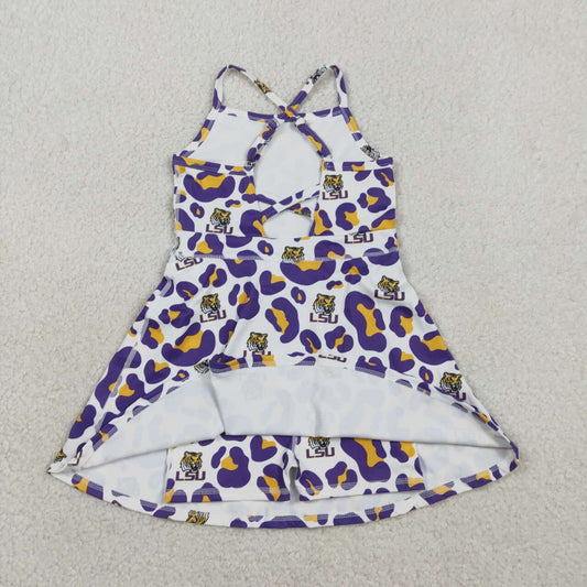 Athletic Purple Girls dress GSD3639