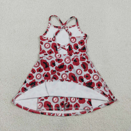 Athletic Red Girls dress GSD3635
