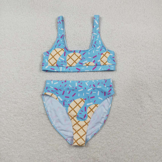 Baseball ice cream Swimsuit for women S0578