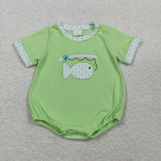 Fish embroidered Baby Romper SR3750