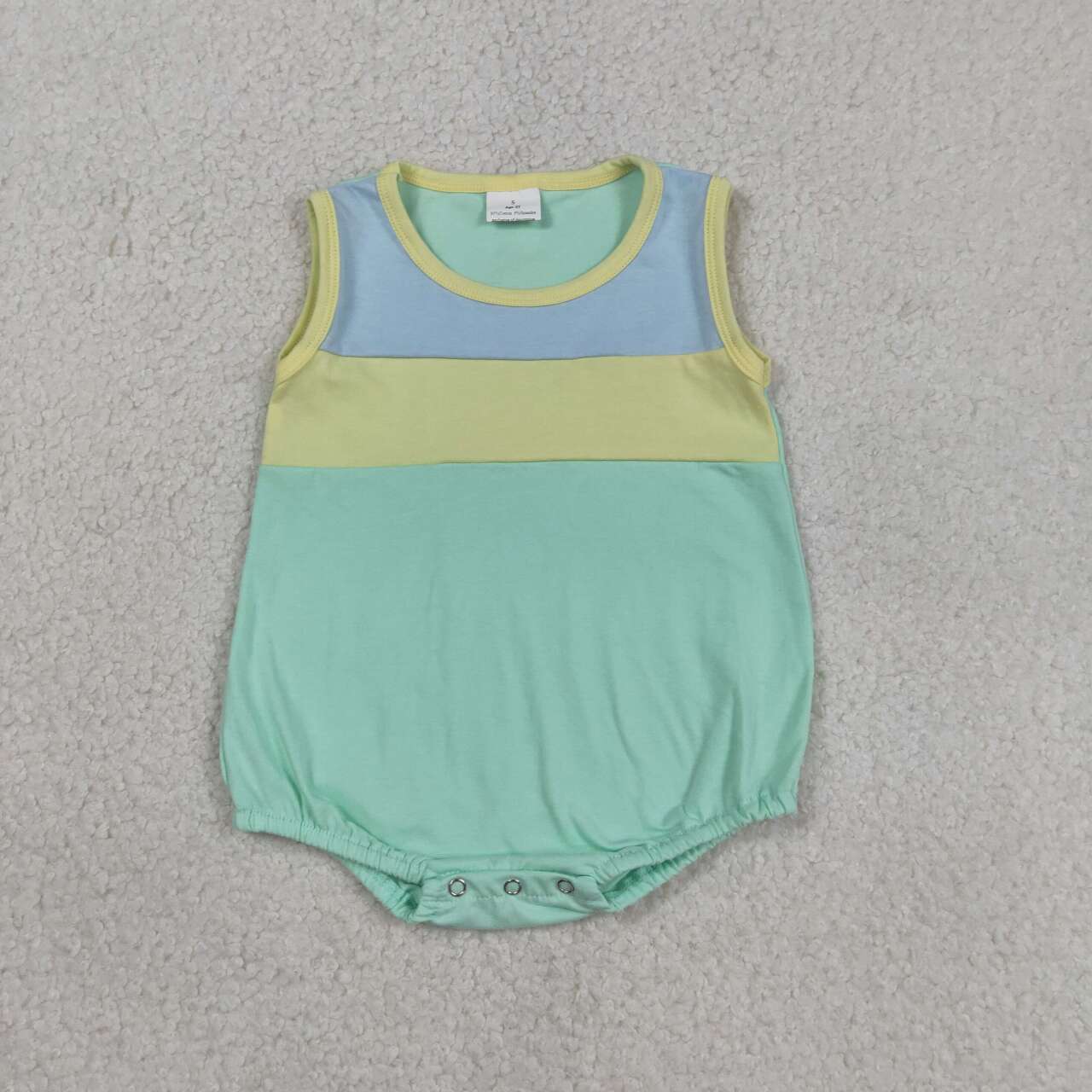 blue yellow green Baby Romper SR3660