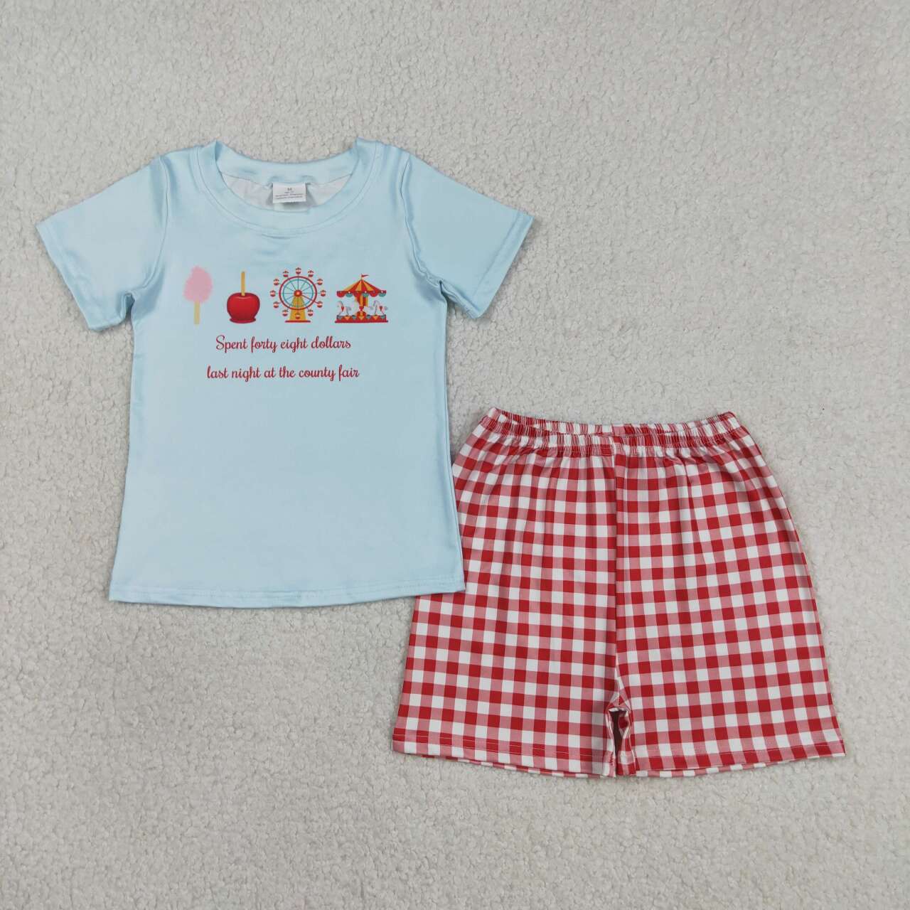 Blue Short Sleeve Boy Set BSSO1482