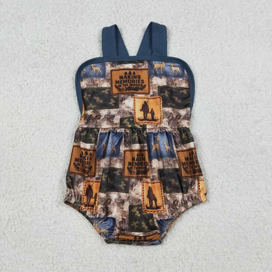 Hunting Deer sleeveless Baby Romper SR3925