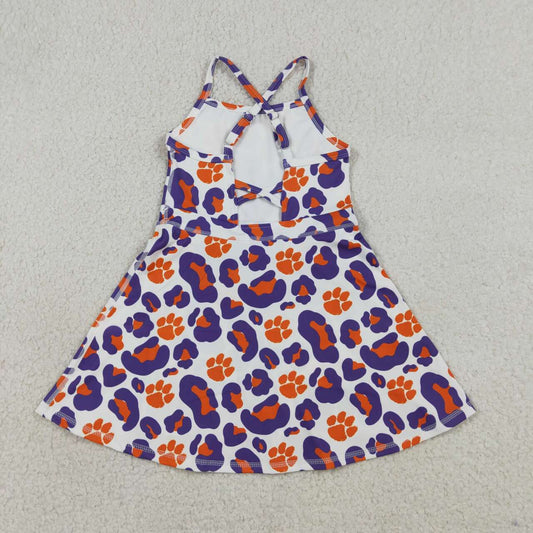 Game day sleeveless girls dress GSD3687