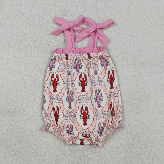 lobster sleeveless Baby Romper SR4032