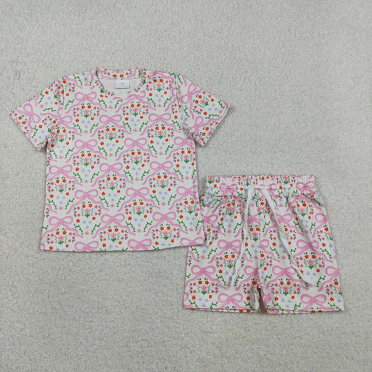 Summer Pink flower Girls Set GGSSO3379