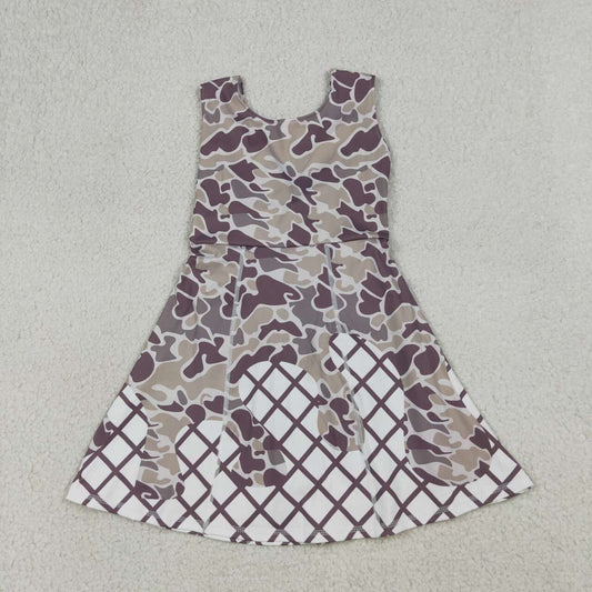 Camo Athletic Girls Dress GSD2819
