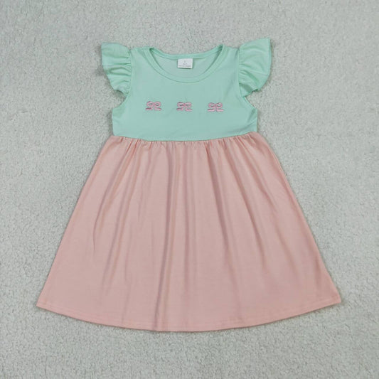 Girls Embroidery Bow Girls Dress GSD3530