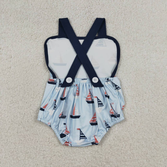 sailboat Baby Romper SR3945