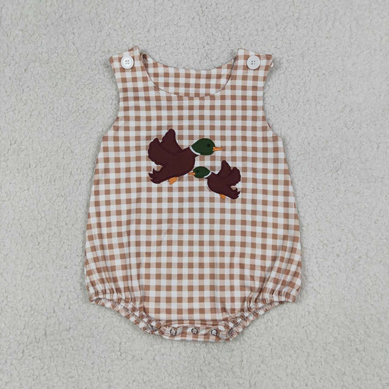 Duck Embroidery Boy Baby Romper SR3958