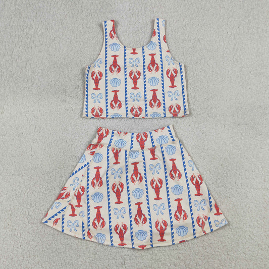 Atheltic lobster Girls Skort Outfits GSD3626