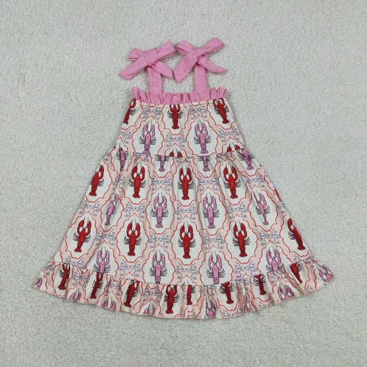 lobster sleeveless Girls Dress GSD3730