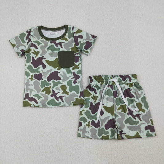 Hunting Duck Short Sleeve Boy Set BSSO1793