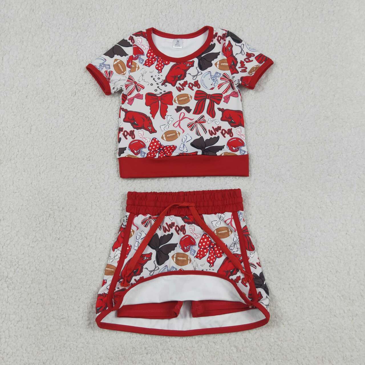 Gameday Red Bow athletic Set GSD3696