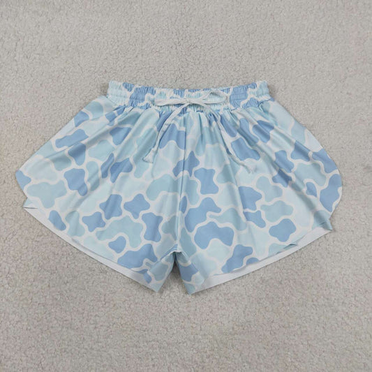Adult Women Blue Leopard ShortS SS0769