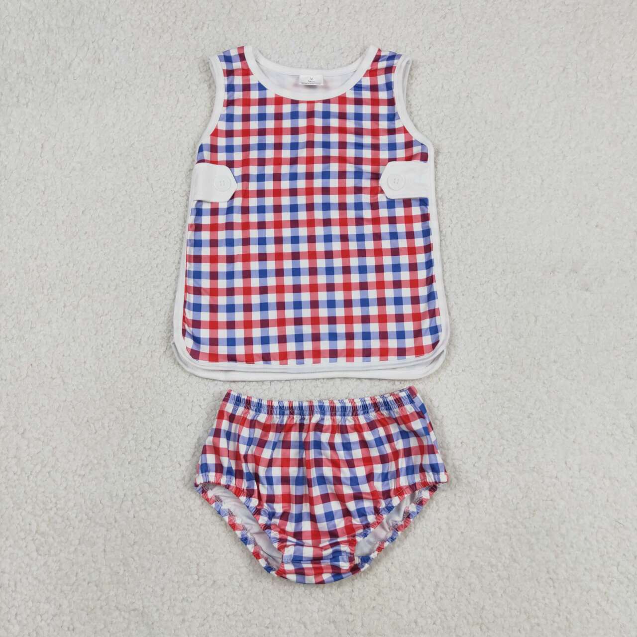 Plaid Girls ‘s bummie outfit GBO0530