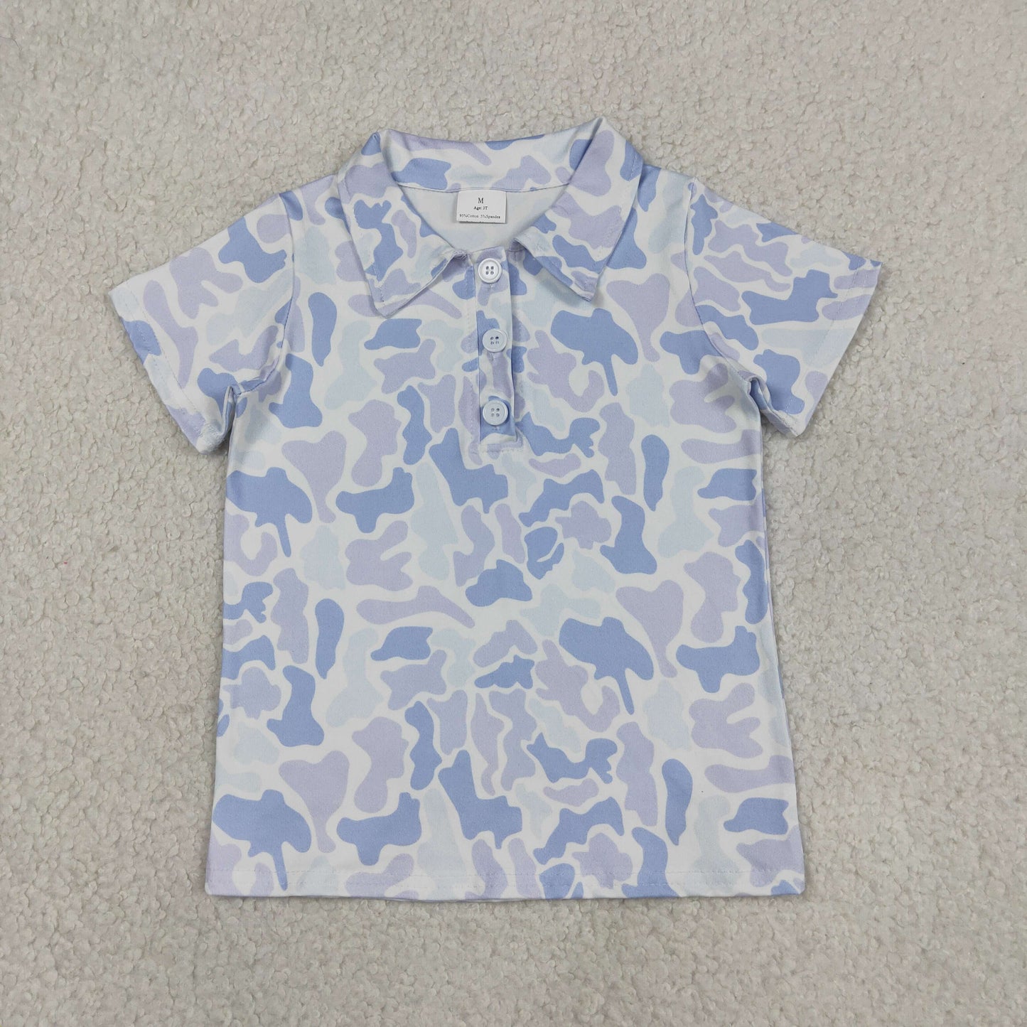 Camo with Button short sleeve Shirt BT1766