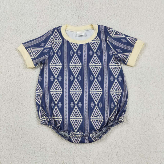 western Print Girls Baby Romper SR3713