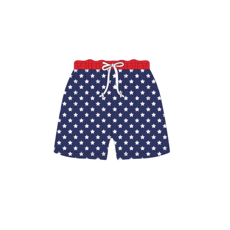 pre -order stars print girl swim Shorts S0528