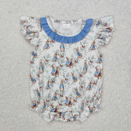 Easter Rabbit pattern Print Baby Romper
