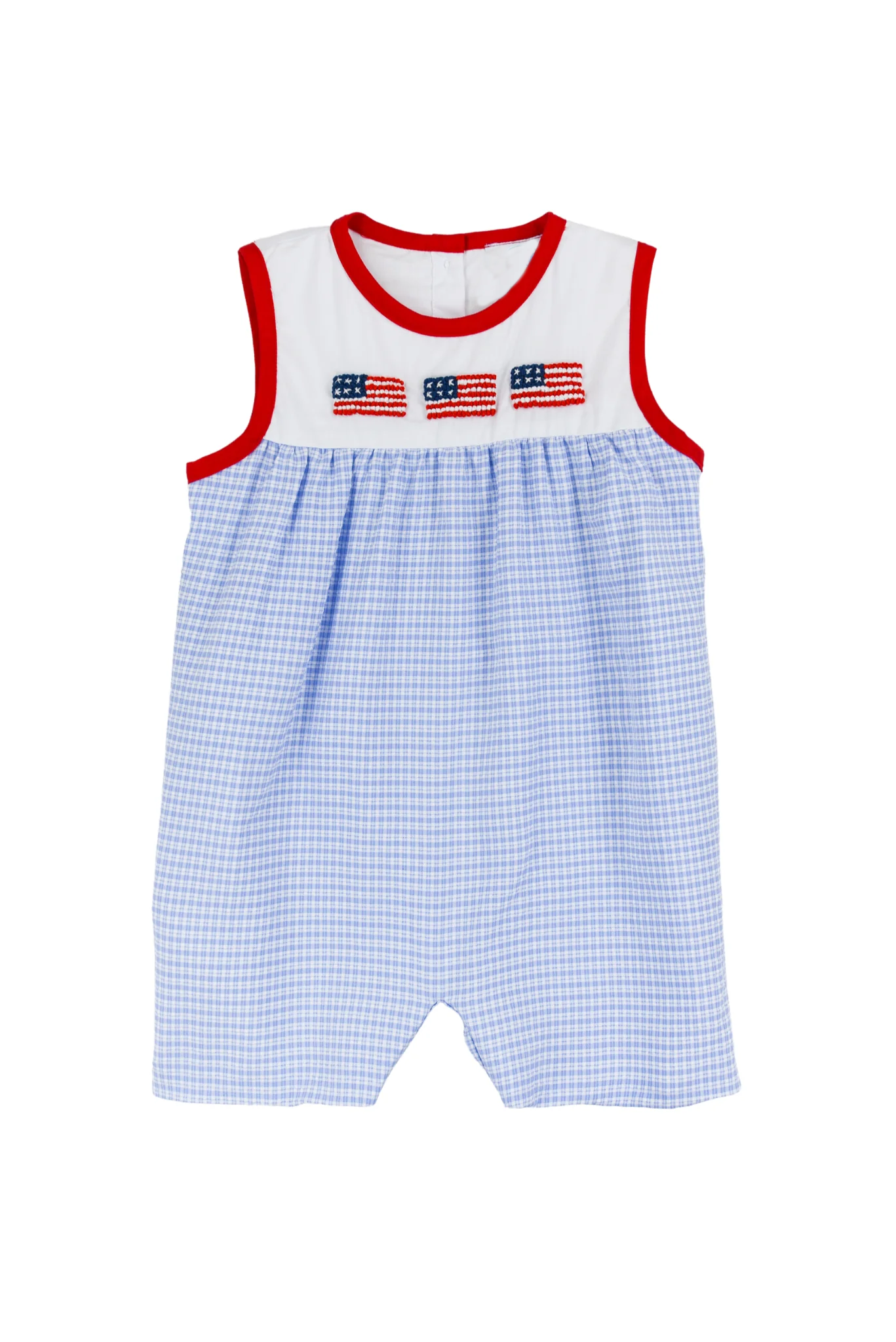 Pre-order 4th of July print baby romper SR2816
