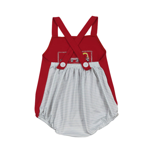 Red golf embroidered Baby Romper SR2849