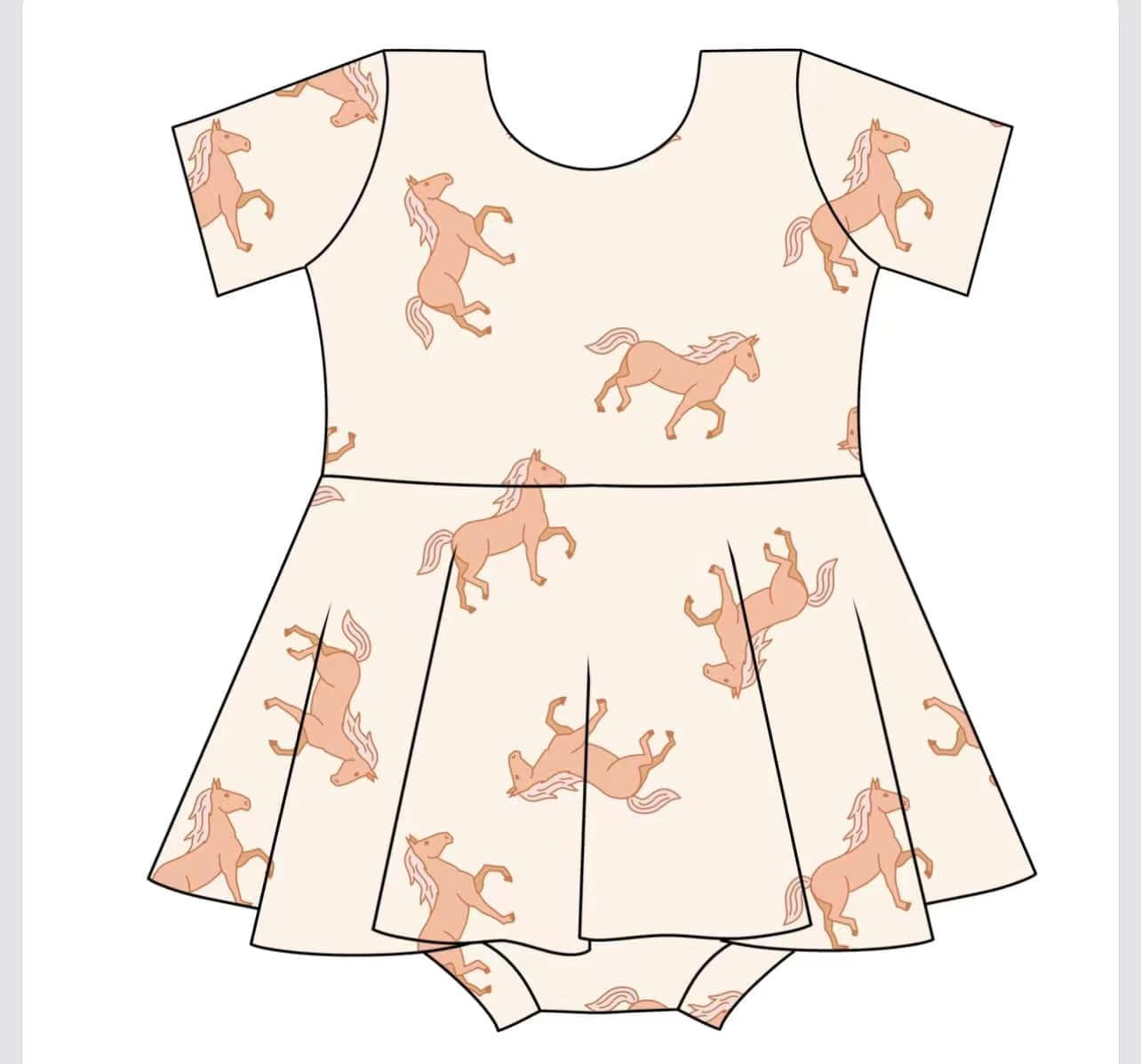 Pre-order brown short sleeve romper SR3001