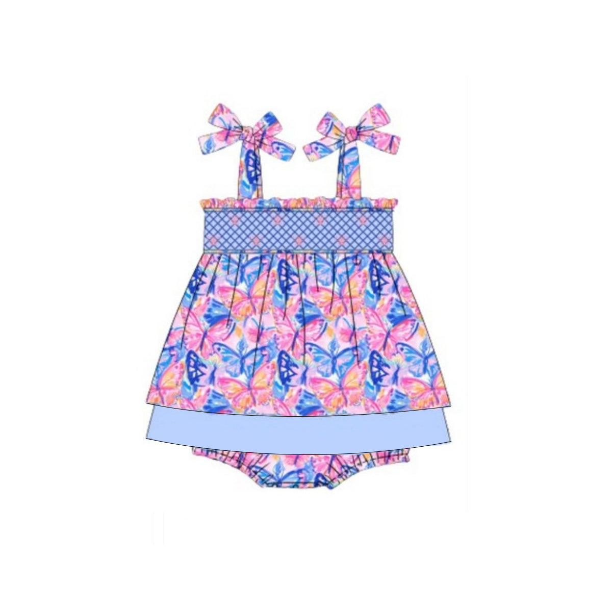 Pre-order purple pattern Short sleeve romper SR3028