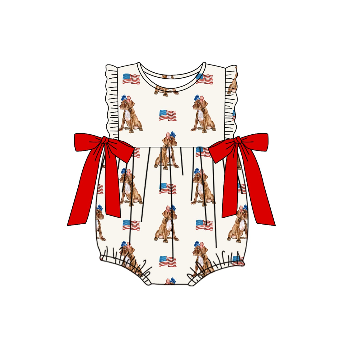 Pre-order puppy romper SR3063