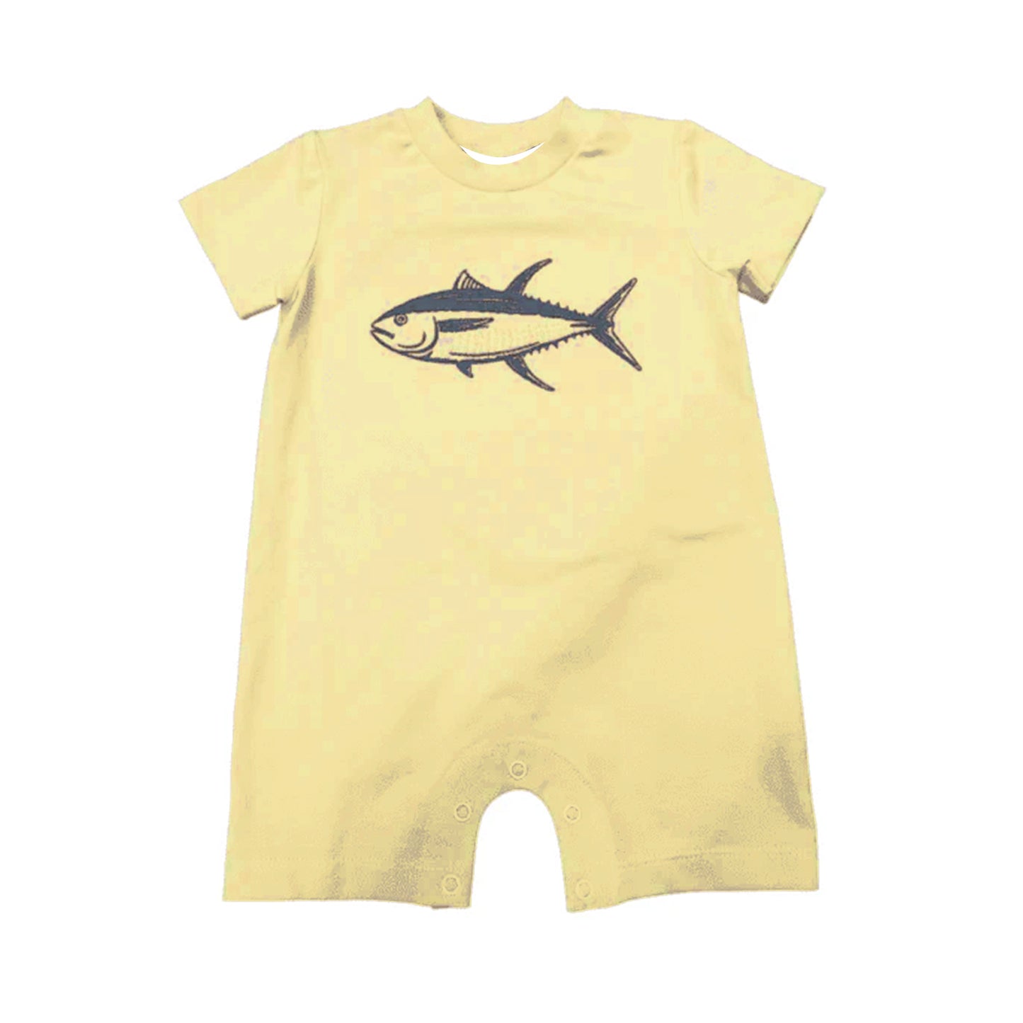 Pre-order yellow fishing romper SR3080
