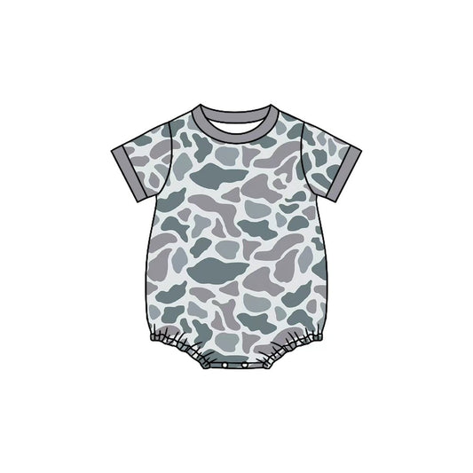Pre-order Camo Short sleeve baby Romper SR3243