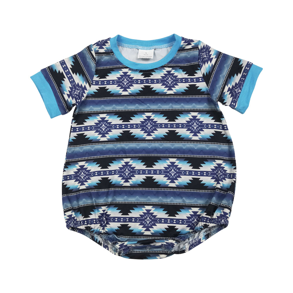 western Print Baby Romper SR3709
