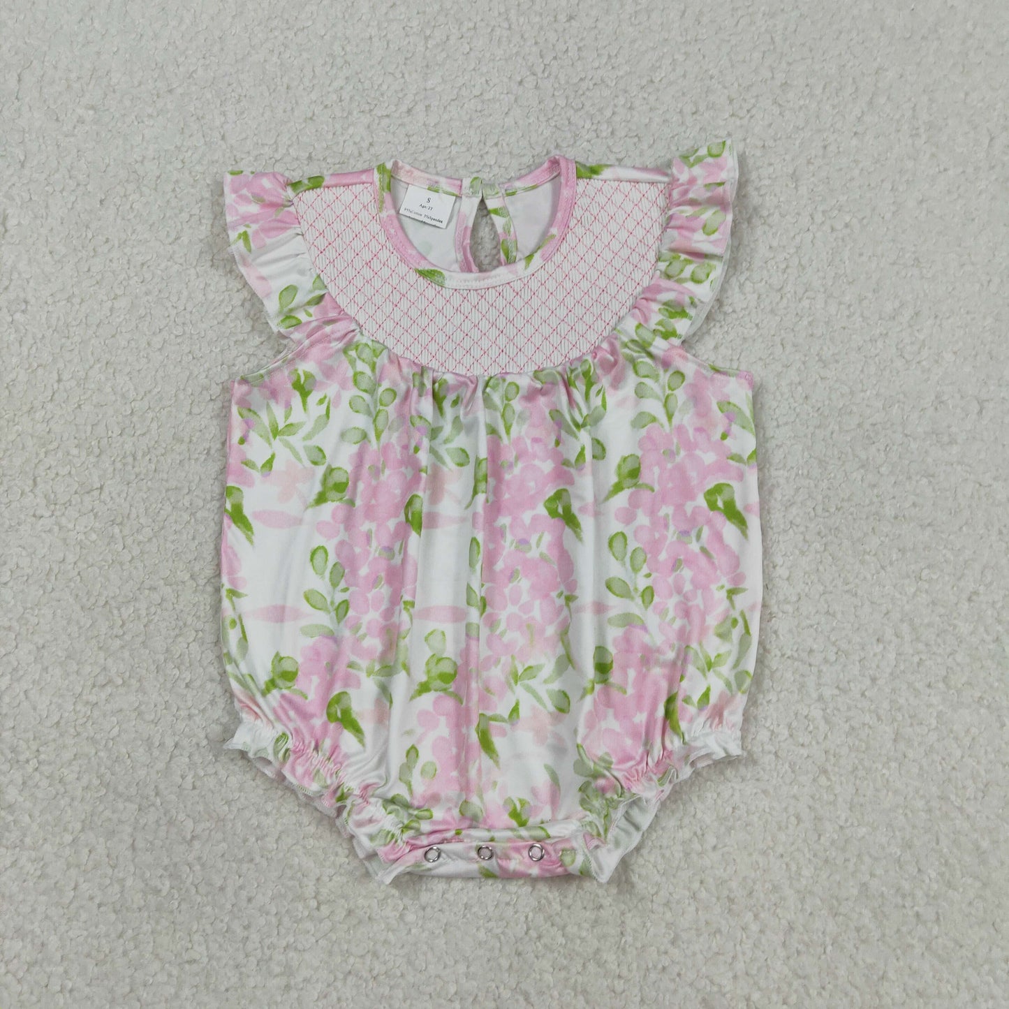 Pink flower Baby Romper SR3805