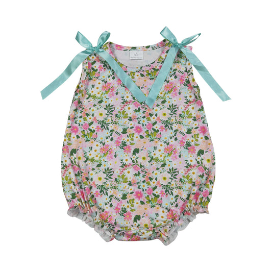 flower Print Baby Romper SR4111