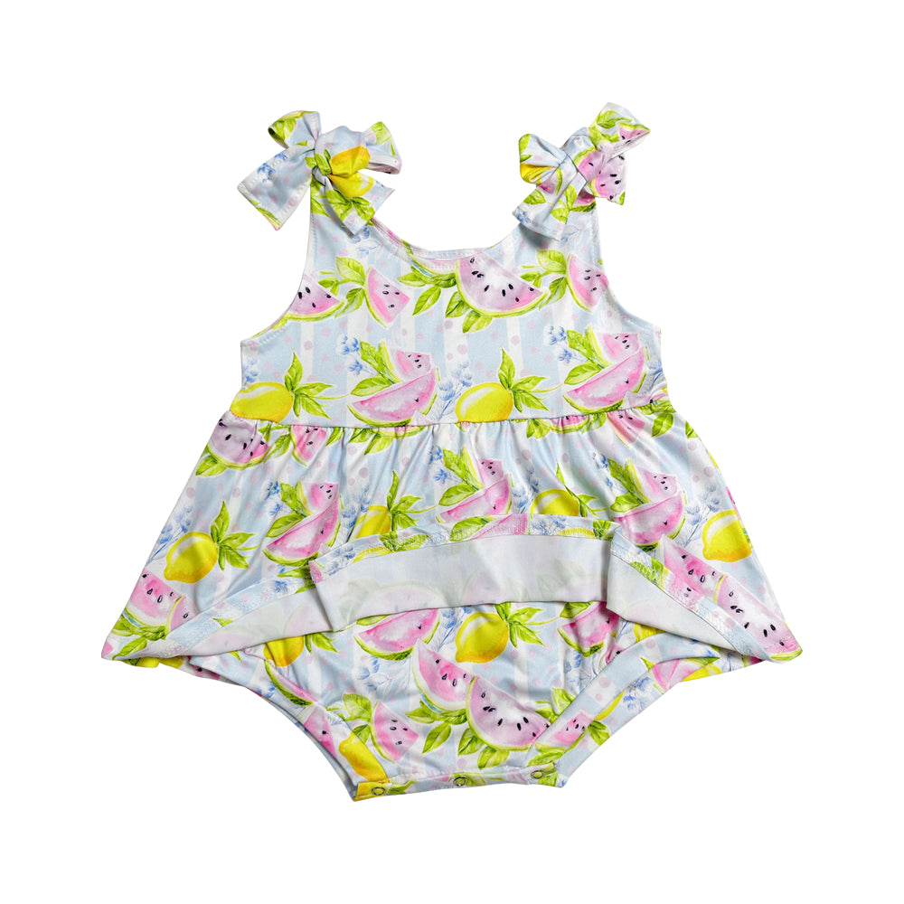 Watermelon Lemon Print Baby Romper SR4135