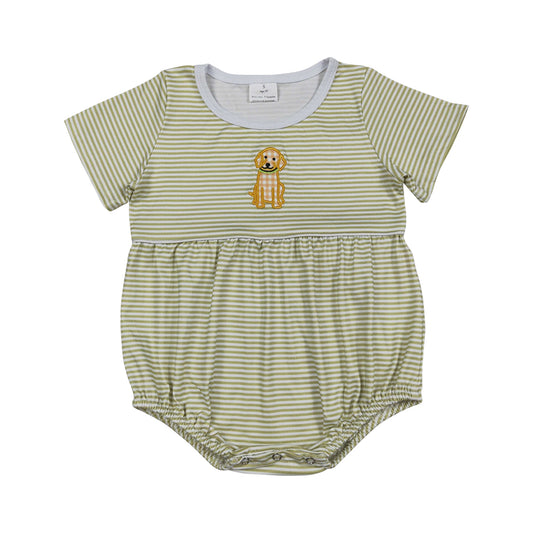 Summer Dog Embroidery Baby Romper SR4140