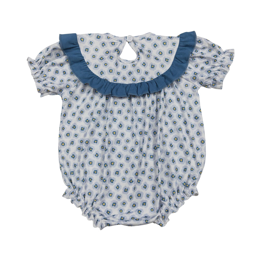 flower Smock Daddy's Girls baby romper SR4141