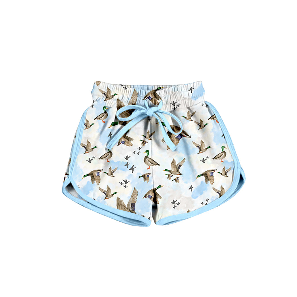 pre -order duck print girl swim Shorts SS0556