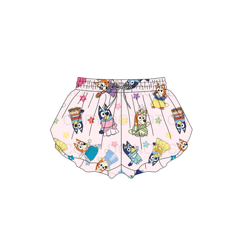 pre -order cartoon print girl summer Shorts SS0583
