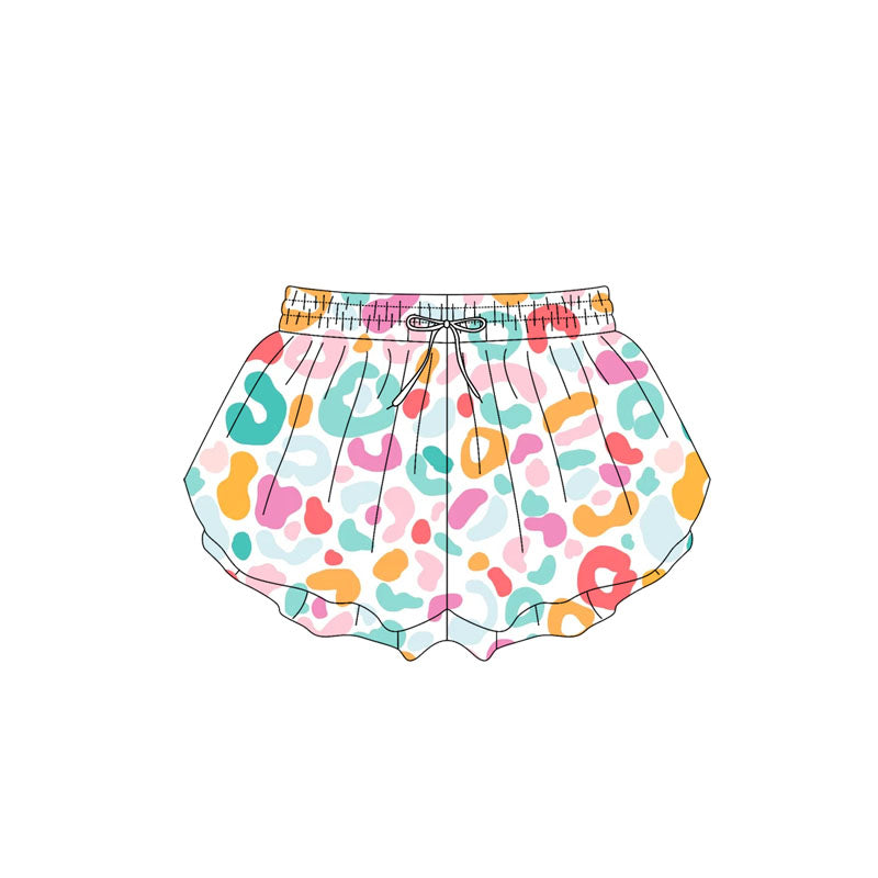 pre -order colorful leopard print girl summer Shorts SS05892