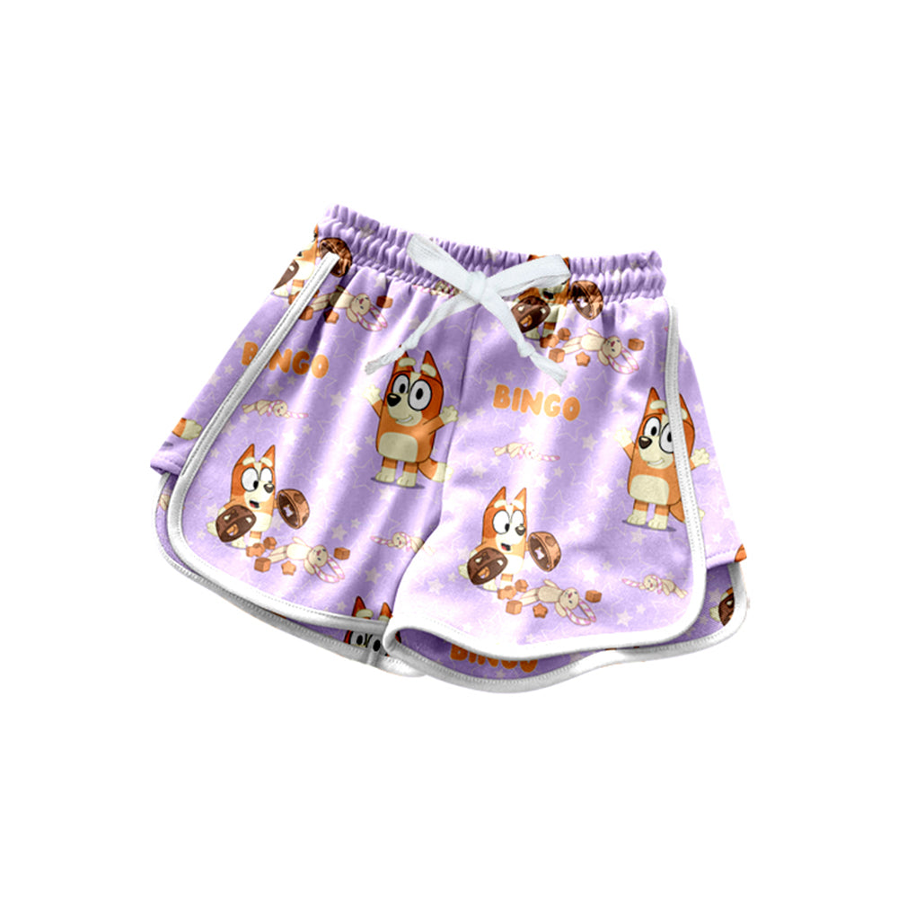 pre -order purple cartoon shorts SS0605